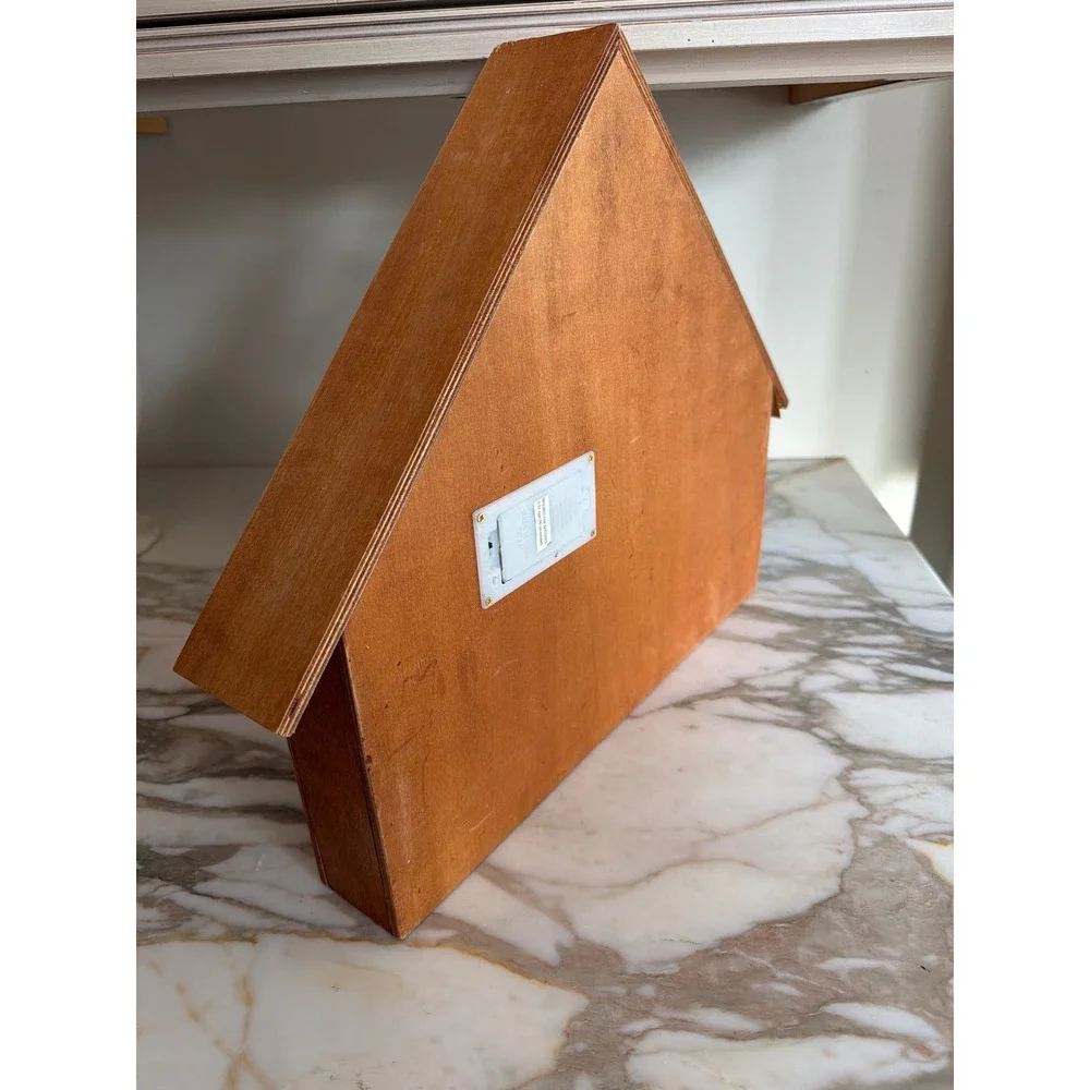 Williams Sonoma Wooden‎ Ski Chalet Advent Calendar 25 Drawers Christmas Decor